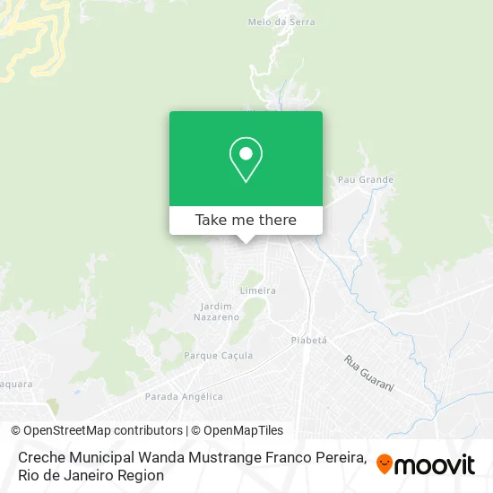 Creche Municipal Wanda Mustrange Franco Pereira map