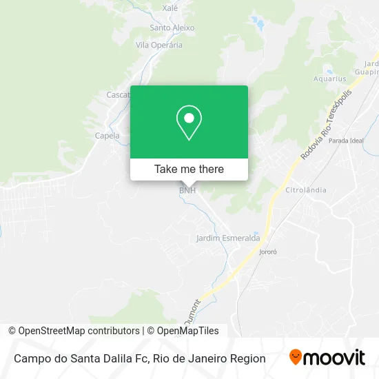 Campo do Santa Dalila Fc map