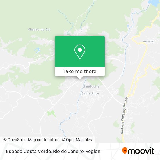 Espaco Costa Verde map