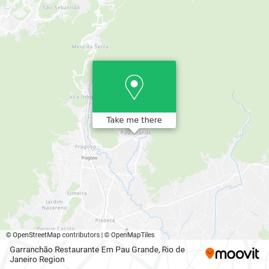 Garranchão Restaurante Em Pau Grande map