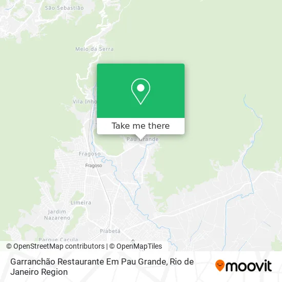 Garranchão Restaurante Em Pau Grande map
