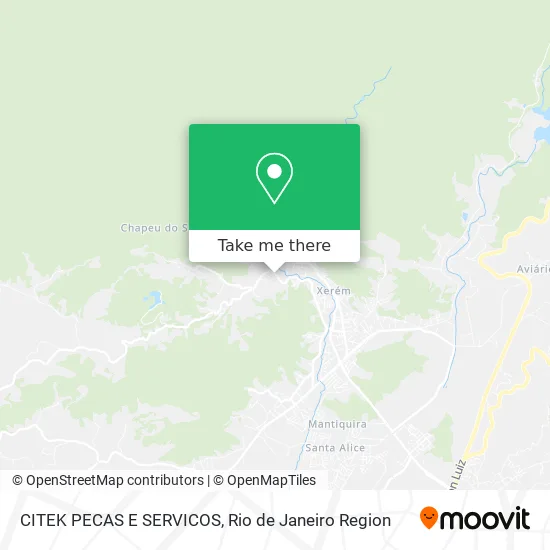 CITEK PECAS E SERVICOS map