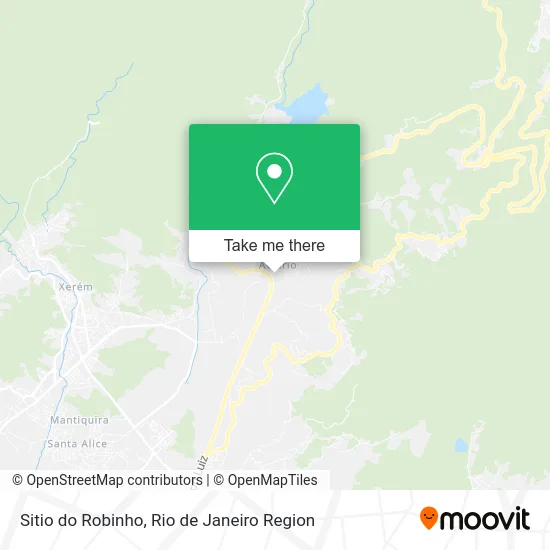Sitio do Robinho map