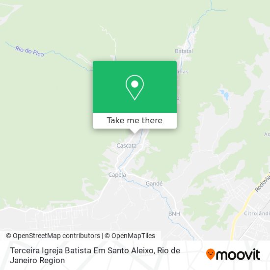 Terceira Igreja Batista Em Santo Aleixo map