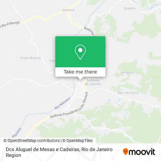 Dcs Aluguel de Mesas e Cadeiras map