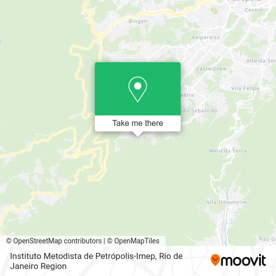 Instituto Metodista de Petrópolis-Imep map