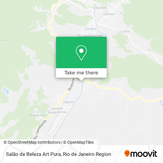 Salão de Beleza Art Pura map