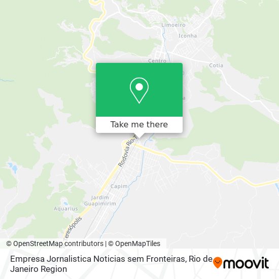 Empresa Jornalistica Noticias sem Fronteiras map