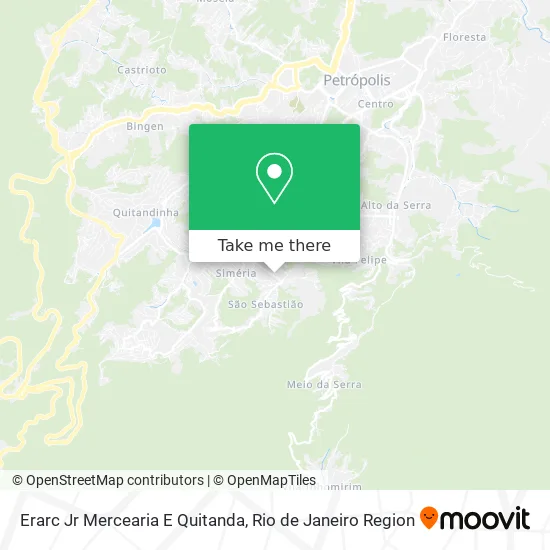 Erarc Jr Mercearia E Quitanda map