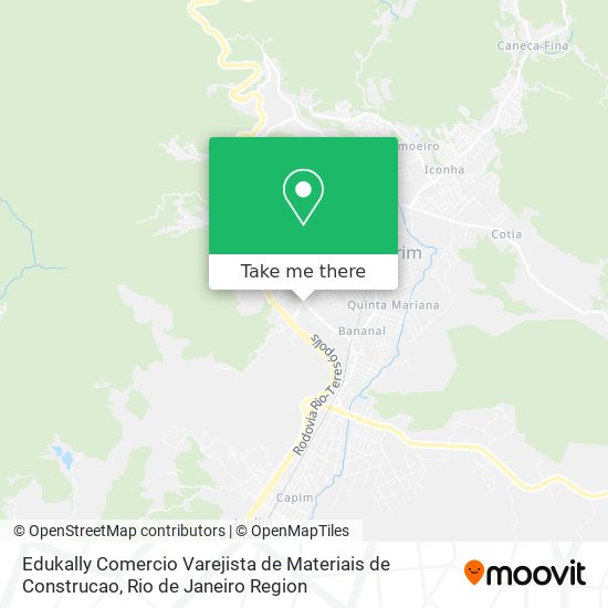 Edukally Comercio Varejista de Materiais de Construcao map