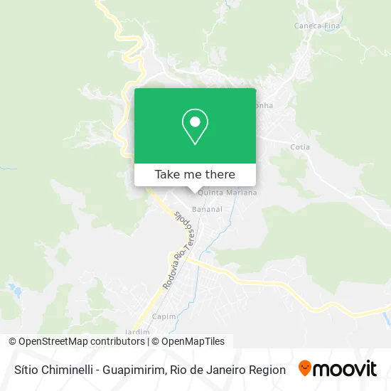 Sítio Chiminelli - Guapimirim map