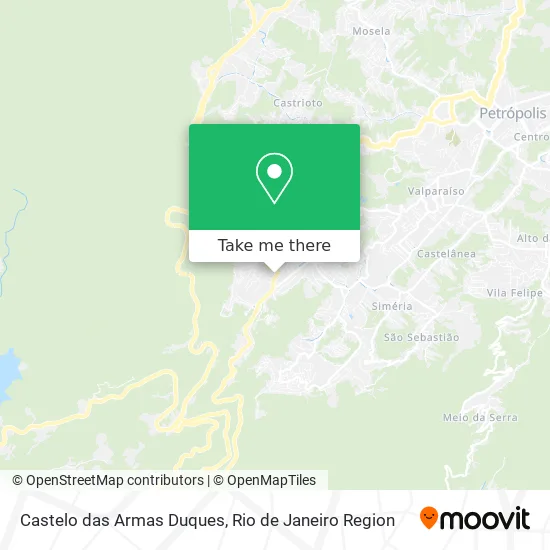 Castelo das Armas Duques map