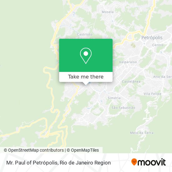 Mr. Paul of Petrópolis map