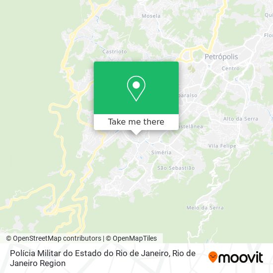 Polícia Militar do Estado do Rio de Janeiro map