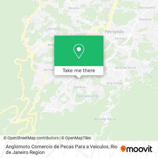 Anglomoto Comercio de Pecas Para a Veiculos map