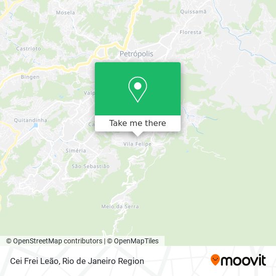 Cei Frei Leão map