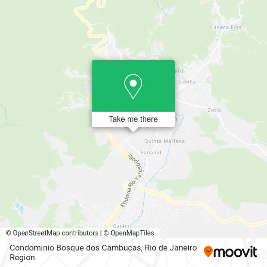 Condominio Bosque dos Cambucas map
