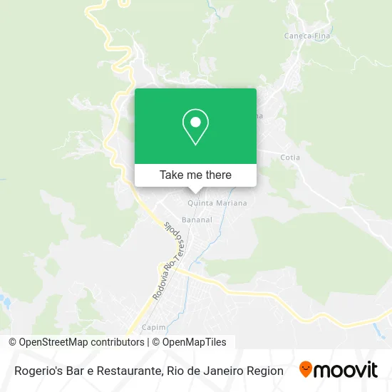 Rogerio's Bar e Restaurante map