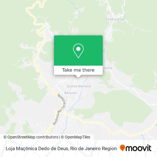 Loja Maçônica Dedo de Deus map