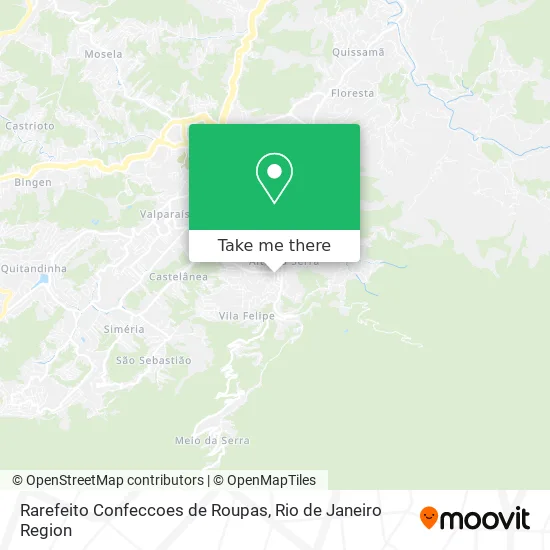 Rarefeito Confeccoes de Roupas map