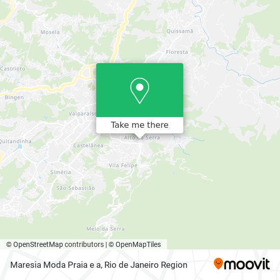 Maresia Moda Praia e a map