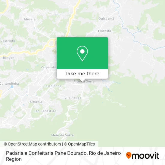 Padaria e Confeitaria Pane Dourado map