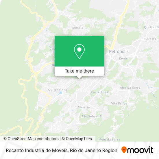 Recanto Industria de Moveis map