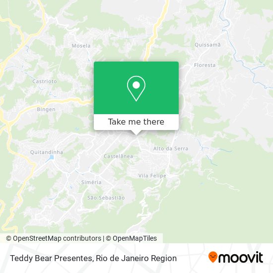 Teddy Bear Presentes map