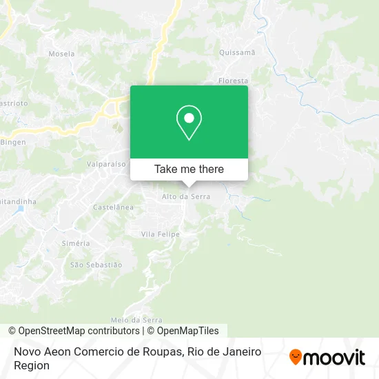 Novo Aeon Comercio de Roupas map