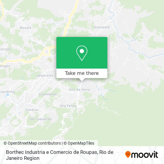 Borthec Industria e Comercio de Roupas map