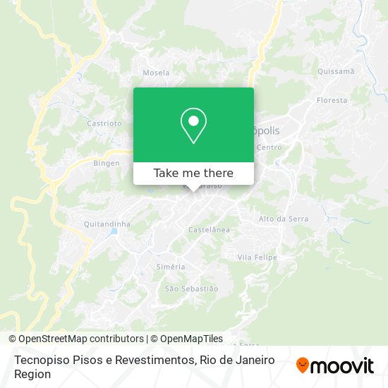 Tecnopiso Pisos e Revestimentos map