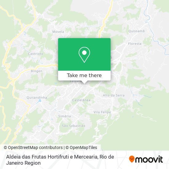 Aldeia das Frutas Hortifruti e Mercearia map