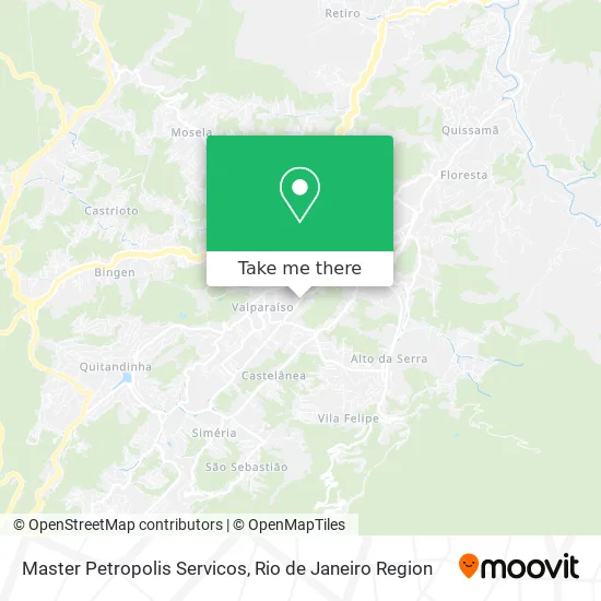 Master Petropolis Servicos map