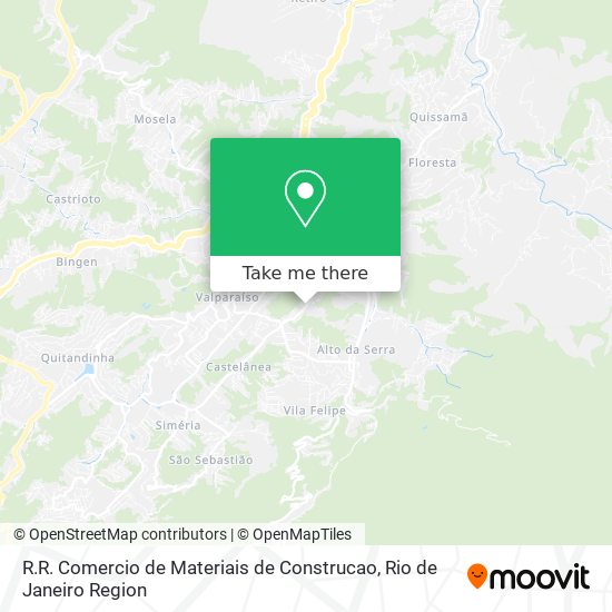 R.R. Comercio de Materiais de Construcao map