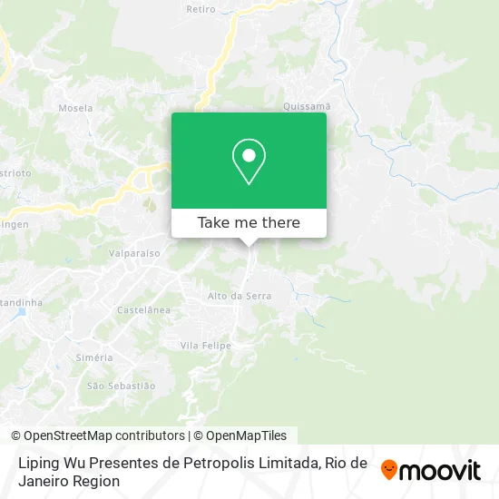 Liping Wu Presentes de Petropolis Limitada map