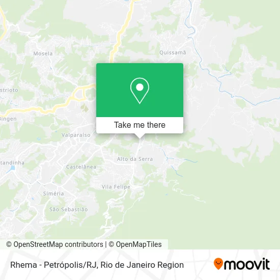 Rhema - Petrópolis/RJ map