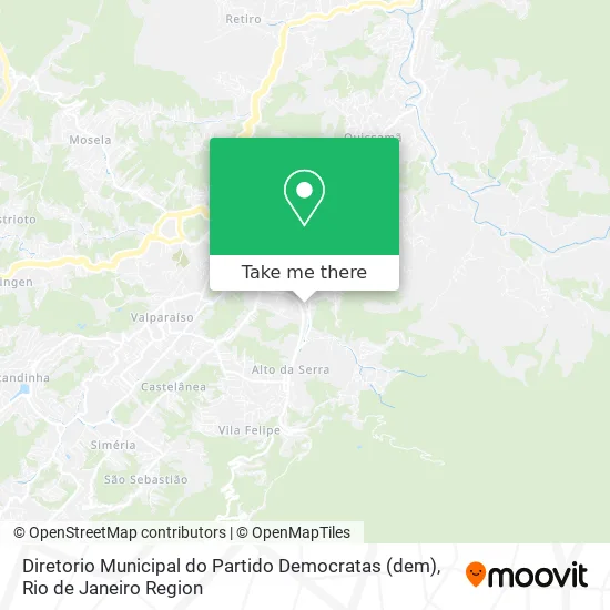 Diretorio Municipal do Partido Democratas (dem) map