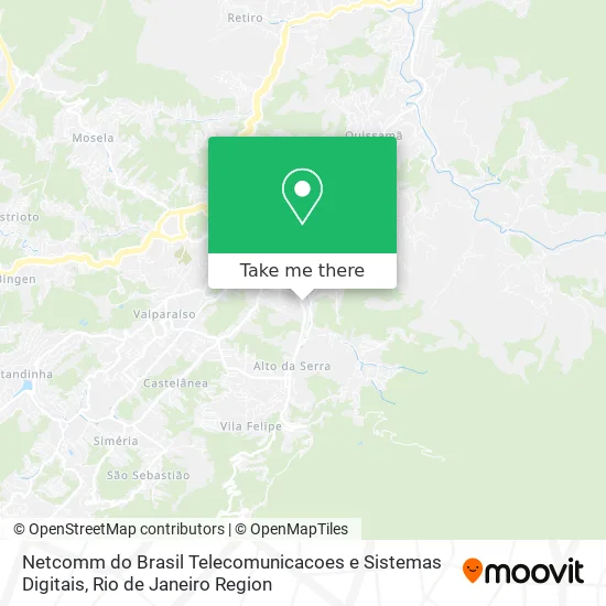 Netcomm do Brasil Telecomunicacoes e Sistemas Digitais map