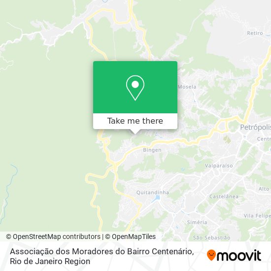 Associação dos Moradores do Bairro Centenário map