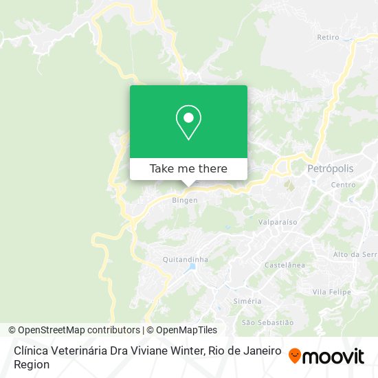 Clínica Veterinária Dra Viviane Winter map