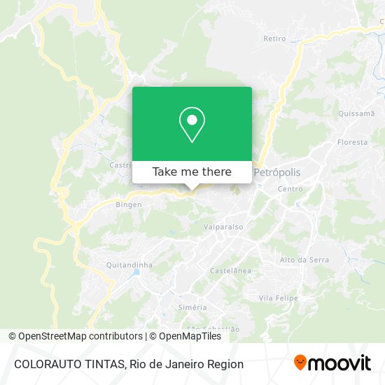 COLORAUTO TINTAS map