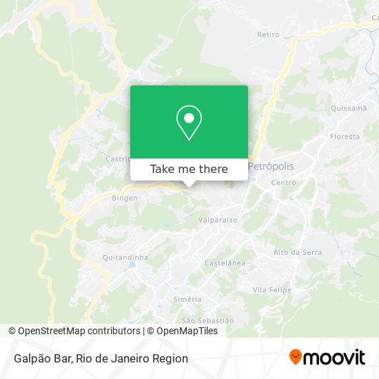 Galpão Bar map