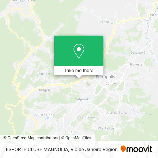 ESPORTE CLUBE MAGNOLIA map