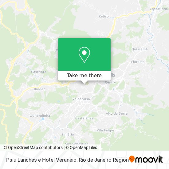 Psiu Lanches e Hotel Veraneio map