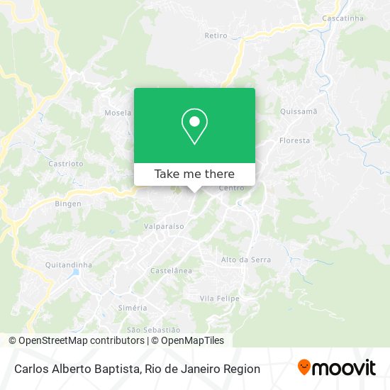 Carlos Alberto Baptista map