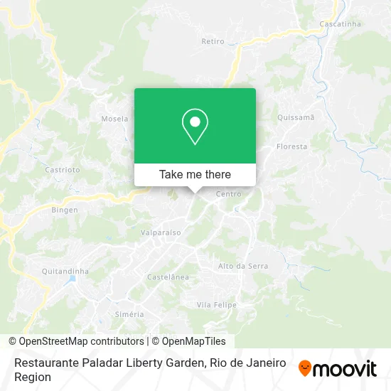 Restaurante Paladar Liberty Garden map