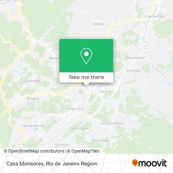 Casa Monsores map