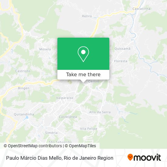 Paulo Márcio Dias Mello map