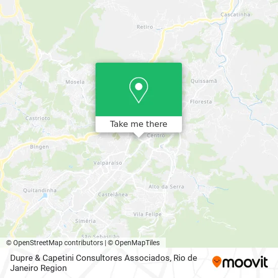 Dupre & Capetini Consultores Associados map