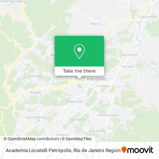 Academia Locatelli Petrópolis map